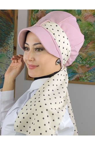 Hellrosa Praktischer Turban 52BST060322-11