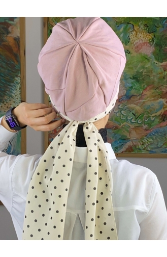 Light Pink Ready to wear Turban 52BST060322-11