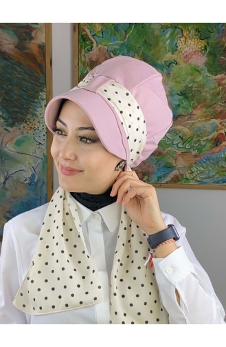 Hellrosa Praktischer Turban 52BST060322-11