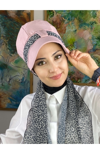 Hellrosa Praktischer Turban 52BST060322-13