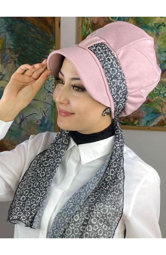 Hellrosa Praktischer Turban 52BST060322-13
