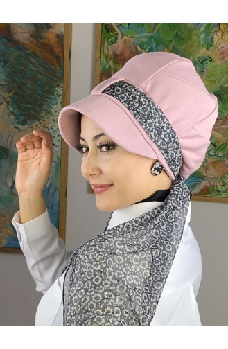 Hellrosa Praktischer Turban 52BST060322-13