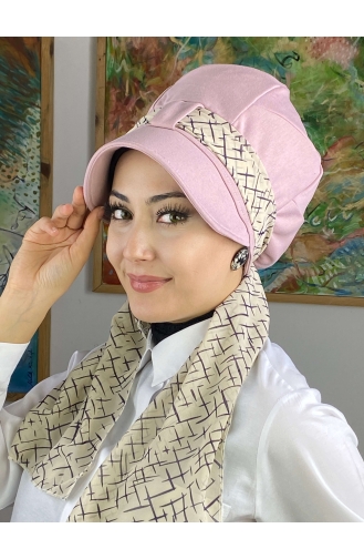 Hellrosa Praktischer Turban 52BST060322-15