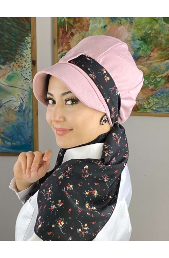 Hellrosa Praktischer Turban 52BST060322-17