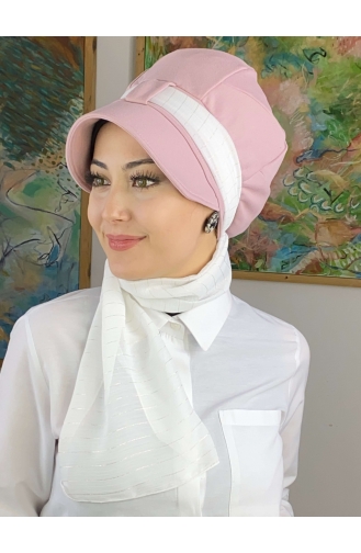 Light Pink Ready to Wear Turban 52BST060322-01