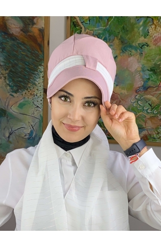 Light Pink Ready to Wear Turban 52BST060322-01