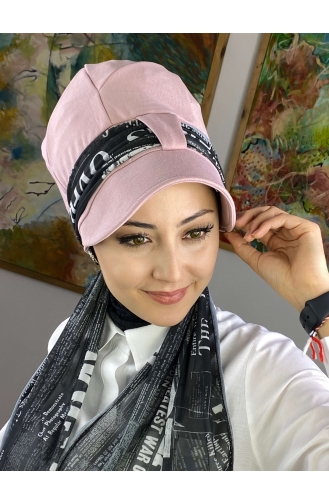 Hellrosa Praktischer Turban 52BST060322-20