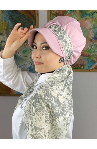 Hellrosa Praktischer Turban 52BST060322-21