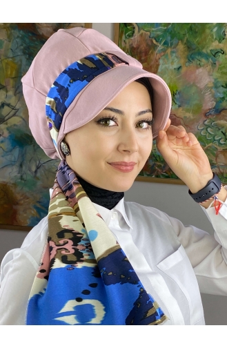 Hellrosa Praktischer Turban 52BST060322-04