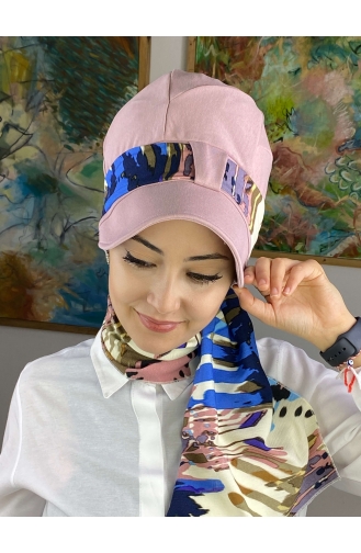 Light Pink Ready to Wear Turban 52BST060322-04