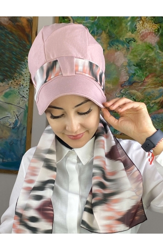 Light Pink Ready to Wear Turban 52BST060322-05