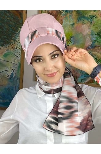 Light Pink Ready to Wear Turban 52BST060322-05