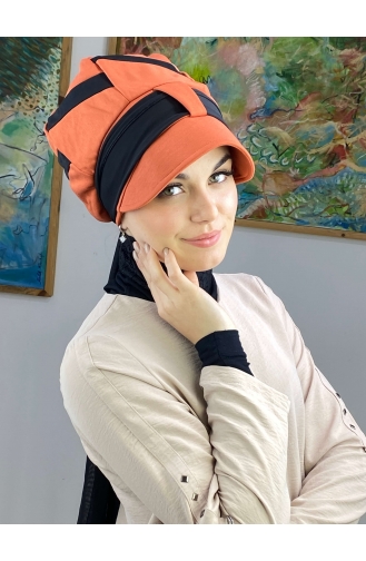 Orange Ready to wear Turban 49BST060322-01