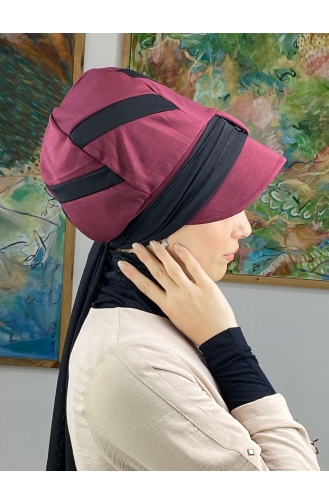 Black Ready to Wear Turban 49BST060322-02