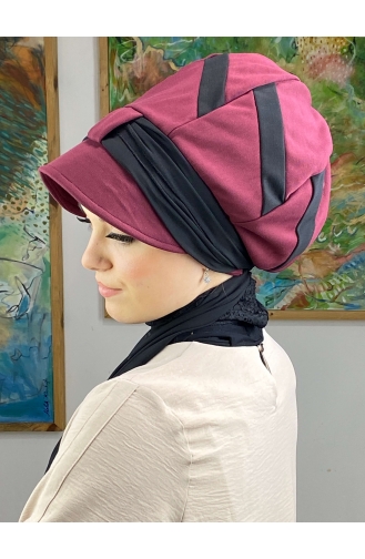 Black Ready to Wear Turban 49BST060322-02