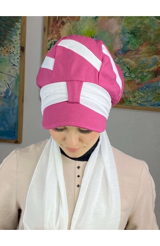 Weiß Praktischer Turban 43BST060322-02