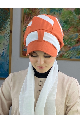 Orange Ready to Wear Turban 43BST060322-03