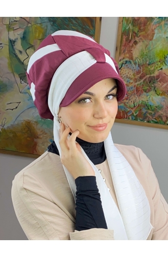 Turban Pret-a-Porter Blanc 43BST060322-04