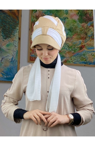 Sand Brown Ready to Wear Turban 43BST060322-05