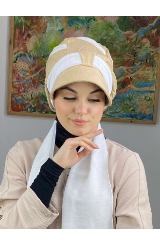 Sand Brown Ready to Wear Turban 43BST060322-05