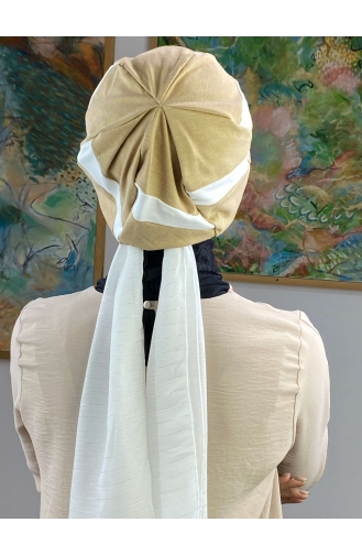 Sand Brown Ready to Wear Turban 43BST060322-05