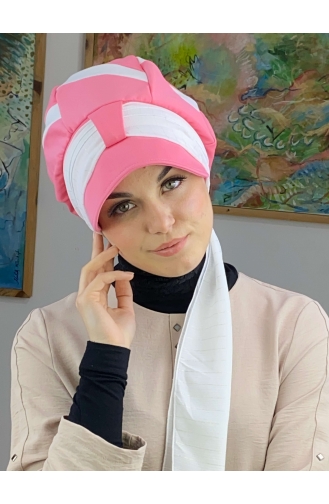 Pink Ready to Wear Turban 43BST060322-06