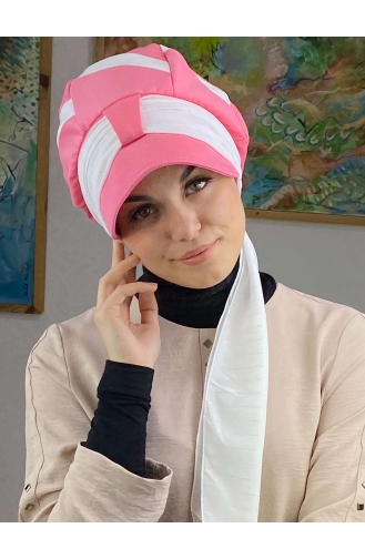 Pink Ready to Wear Turban 43BST060322-06