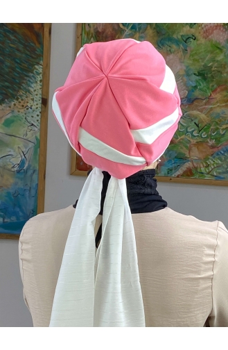 Pink Ready to Wear Turban 43BST060322-06