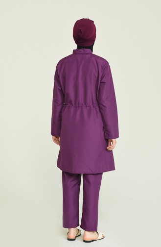 Purple Swimsuit Hijab 2888.Mor
