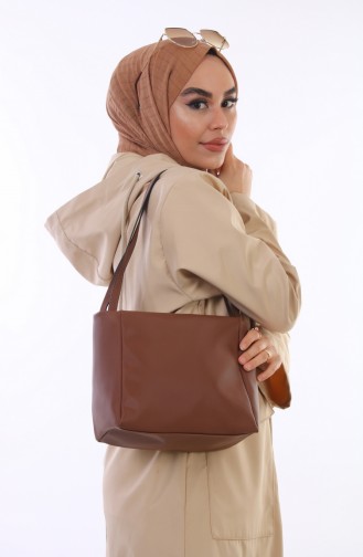 Tan Shoulder Bags 7002-02