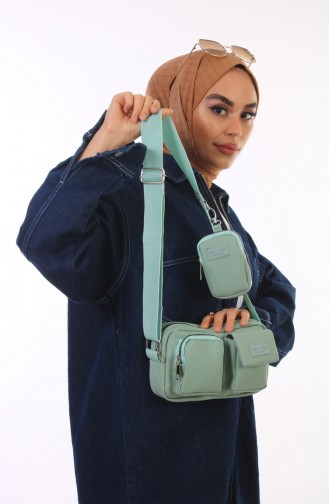 Mint green Shoulder Bag 7027-03