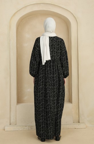 Black Hijab Dress 0815-02