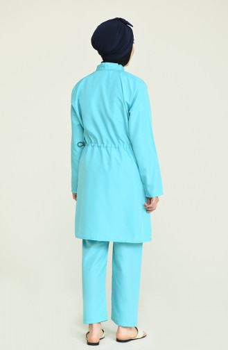 Turquoise Swimsuit Hijab 2887.Turkuaz