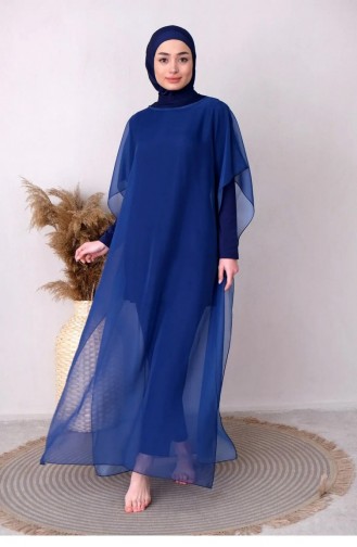 Caftan Kimono Pareo P2201-navy Blue 2482