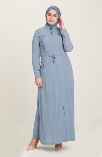 Eisblau Abayas 0430-03