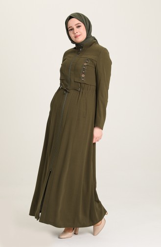 Grün Abayas 0430-04