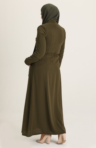 Green Abaya 0430-04