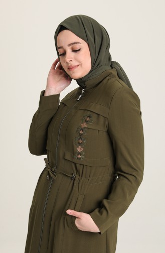 Green Abaya 0430-04