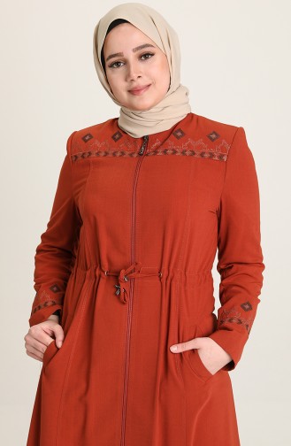 Abayas Couleur brique 3429-03