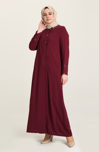 Plum Abaya 3435-01