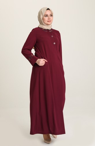 Plum Abaya 3435-01