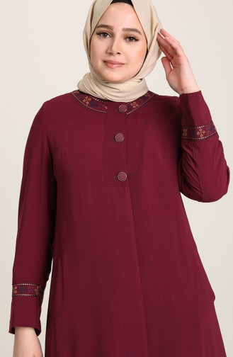 Plum Abaya 3435-01