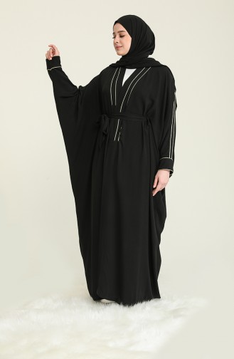 Oyya Robe de Prière en Coton Anti-transpirant 238414-02 Noir Couleur Or 238414-02