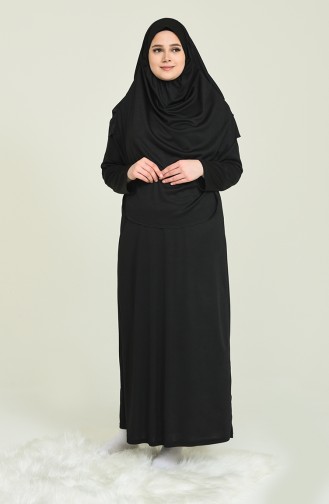 Robe de Prière Noir 4486A-03