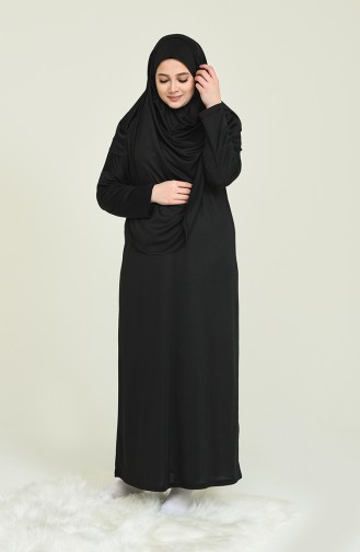 Robe de Prière Noir 4486A-03