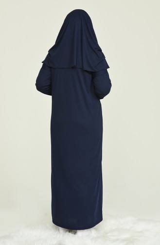 Navy Blue Praying Dress 4486A-04