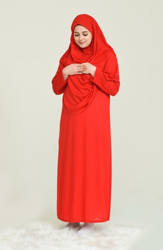 Red Praying Dress 4486A-06