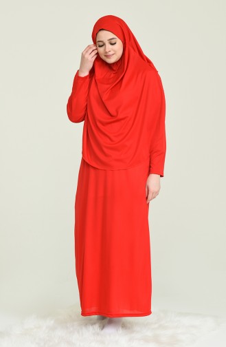 Robe de Prière Rouge 4486A-06