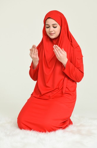 Robe de Prière Rouge 4486A-06