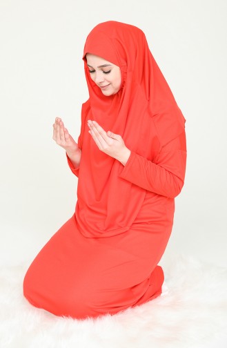 Orange Prayer Dress 4486A-08